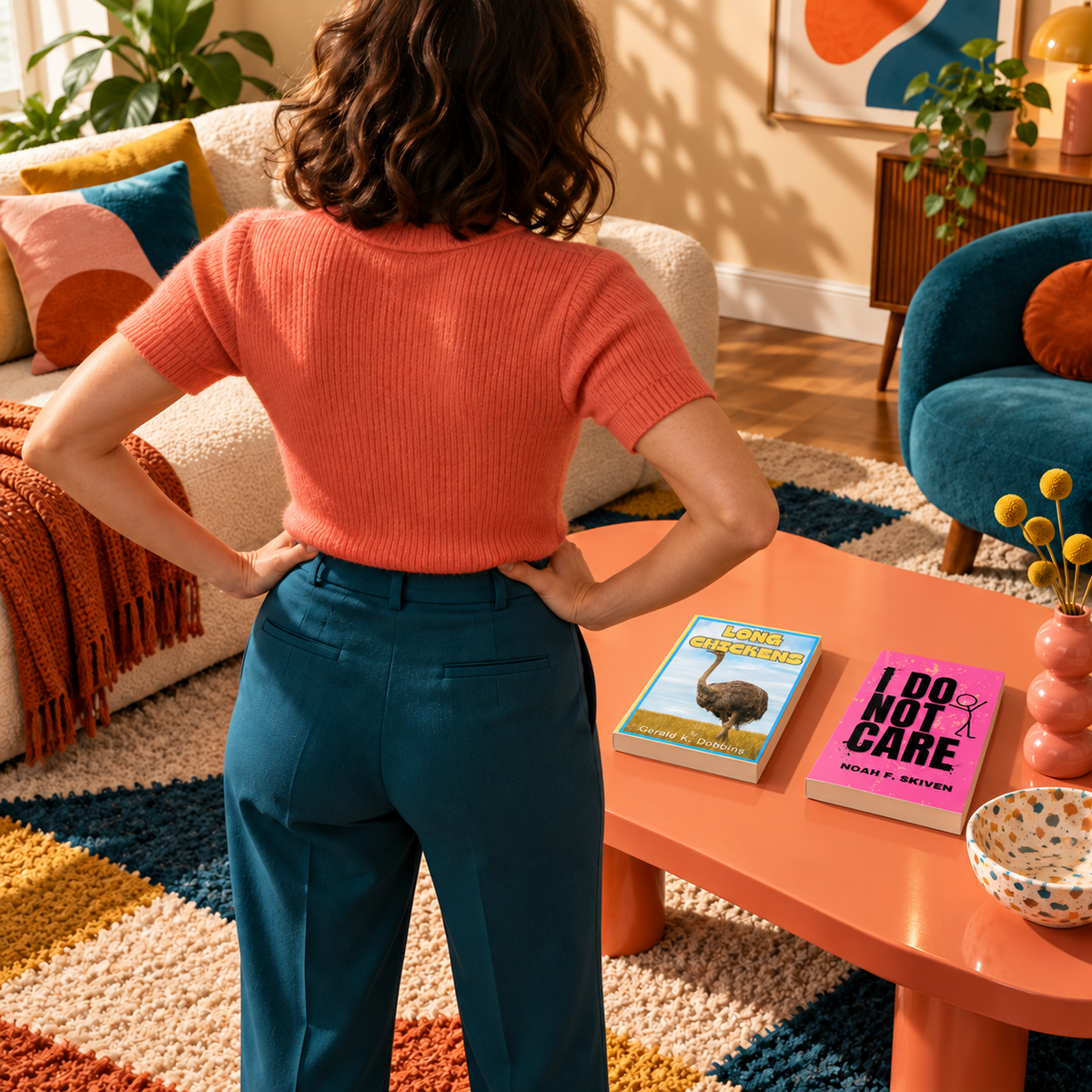 Books That Look Especially Concerning on a Coffee Table