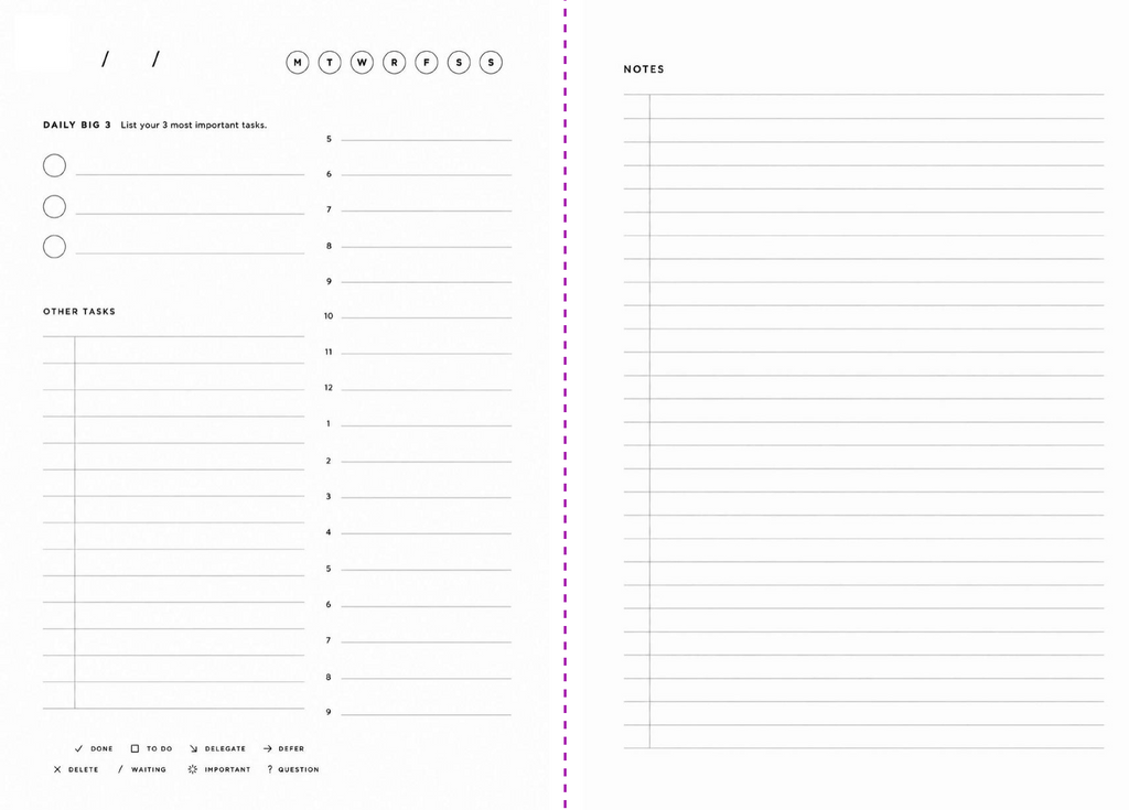 Frick, Shoot & Fussbucket - Daily Planner